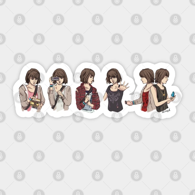 Max Caulfield (Life is Strange) Sticker by kourtie1996